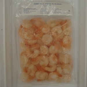 Picture of King Prawns (Cooked Peeled Devein Tail On) 250g