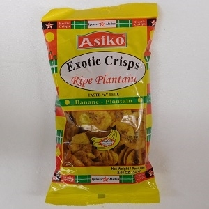 Picture of Asiko Plantain Chips 75g (Slightly Salted)