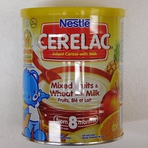 Picture of Cerelac Mixed Fruits & Wheat with Milk 400g - 8month+