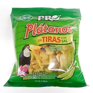 Picture of Plantanos Plantain Strips 75g (Slightly Salted)