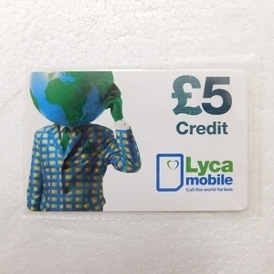 Picture of Lyca £5 Top-Up Voucher