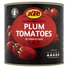 Picture of Box KTC Peeled Plum Tomatoes 6 x 2550g