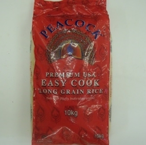 Picture of Peacock No. 1 USA Easy Cook Long Grain Rice 10kg