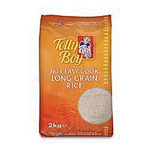 Picture of Tolly Boy Easy Cook Long Grain Rice 2kg