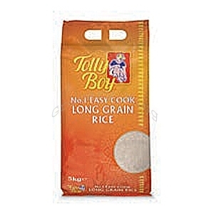 Picture of Tolly Boy Easy Cook Long Grain Rice 5kg