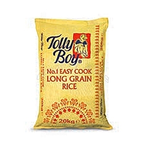 Picture of Tolly Boy Easy Cook Long Grain Rice 20kg – Hessian Bag