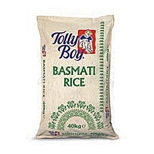 Picture of Tolly Boy Basmati Rice 40kg – Hessian Bag